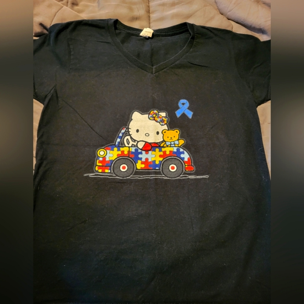Hello Kitty Autism Support Shirt